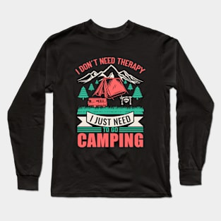 Camping Long Sleeve T-Shirt